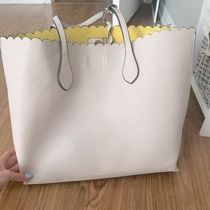 Light pink tote bag